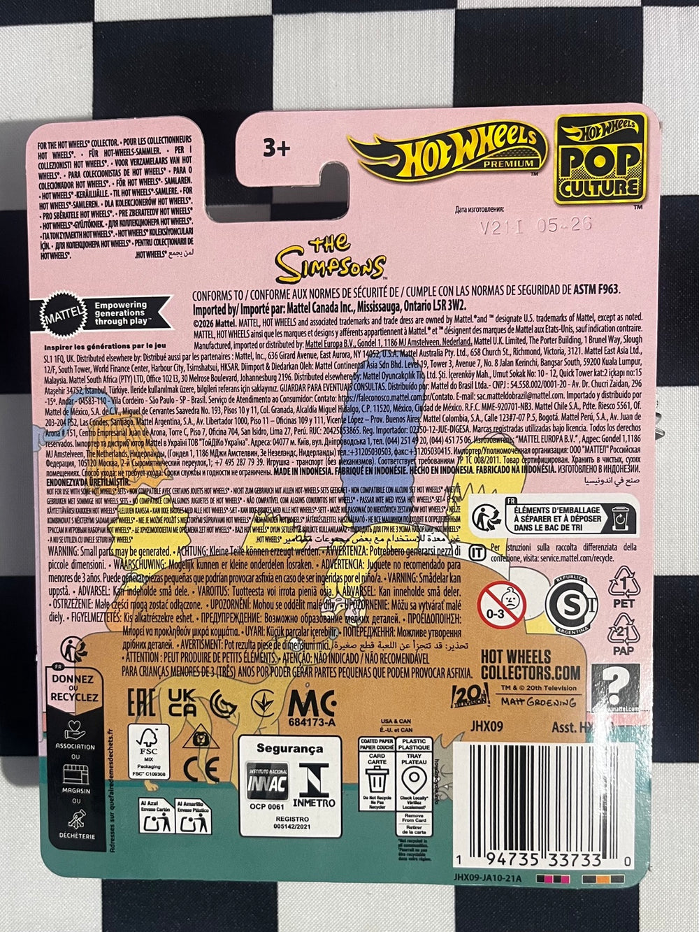 The Simpsons Family Car – Hot Wheels Premium Pop Culture