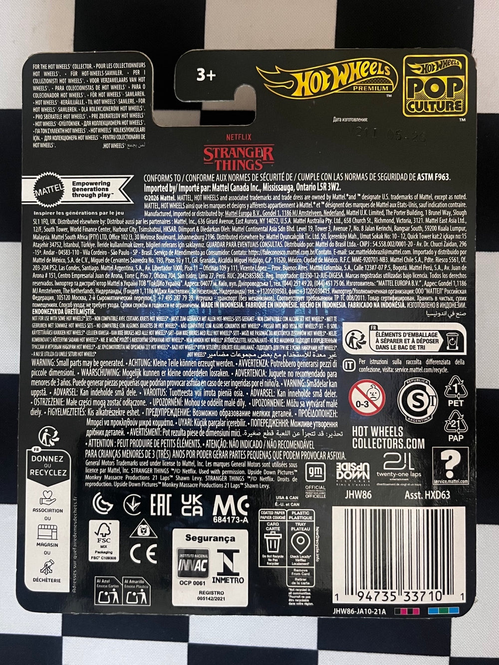 1985 Chevrolet – Stranger Things – Hot Wheels Premium