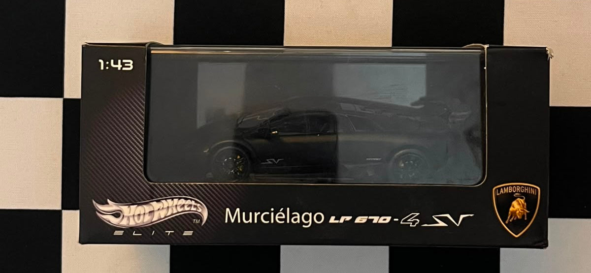 LAMBORGHINI MURCIÉLAGO LP670-4 SV — HOT WHEELS ELITE 1:43